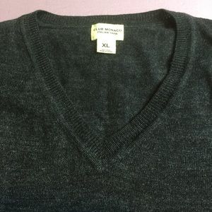 Club Monaco Men’s Dark Gray V neck sweater